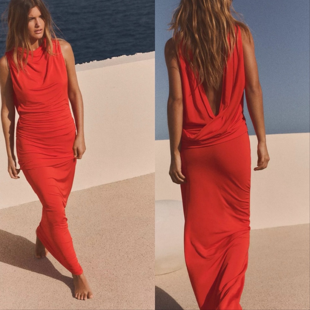 NWT ZARA Open Back Dress